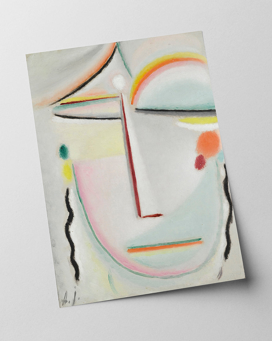 Alexej von Jawlensky - - Abstrakter Kopf: Erleuchtung II