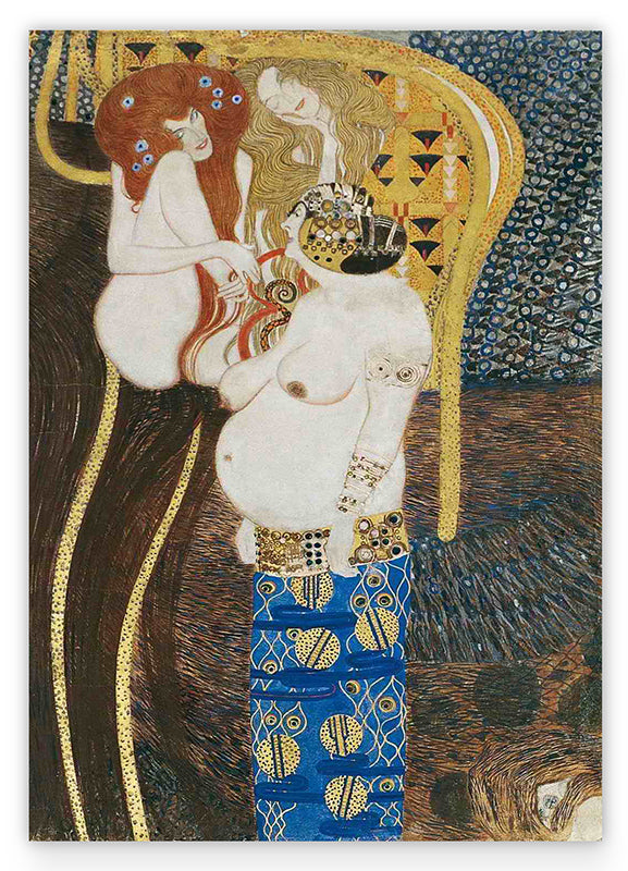 Gustav Klimt - Beethovenfries (rechter Teil) (1901) Hover Image