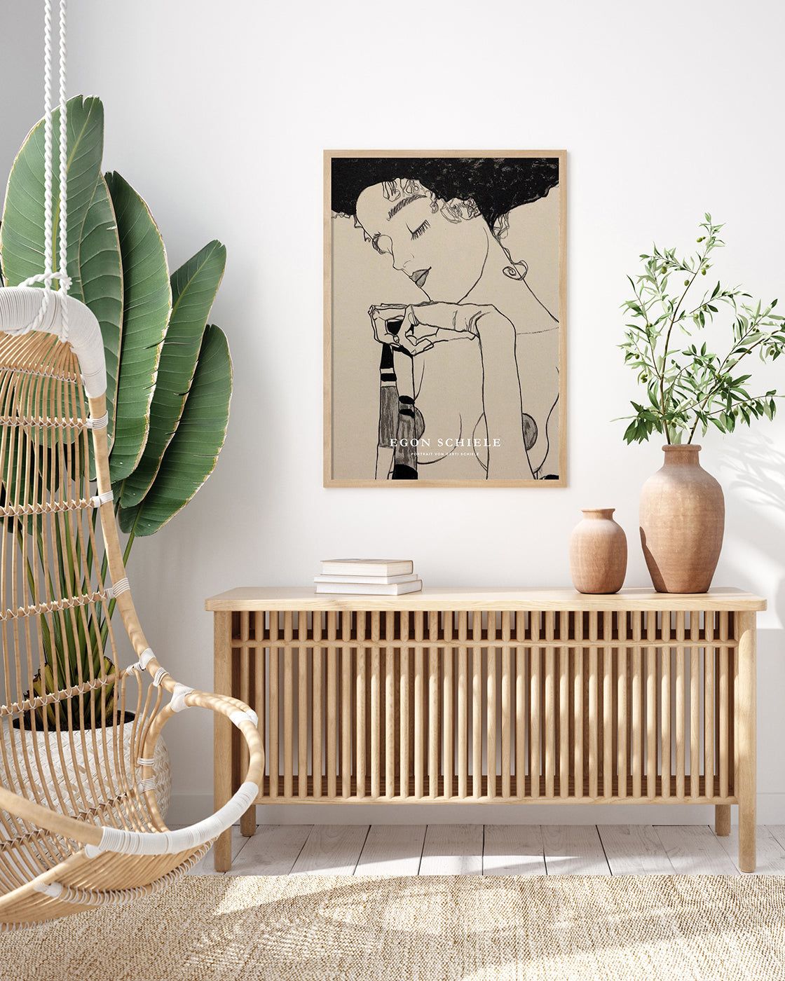 Egon Schiele - Museum-Poster II Portrait von Gerti Schiele