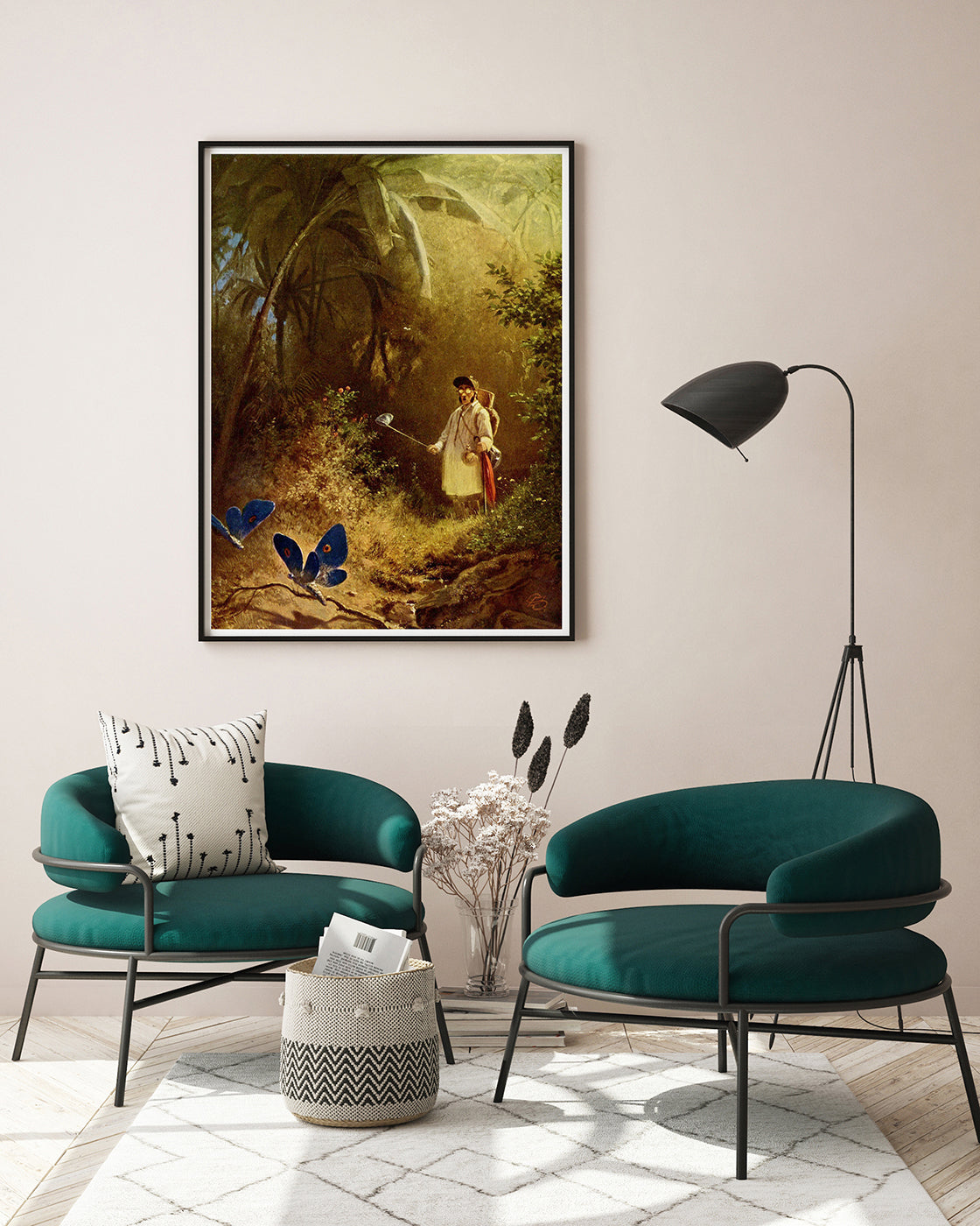 Carl Spitzweg - Der Schmetterlingsjäger