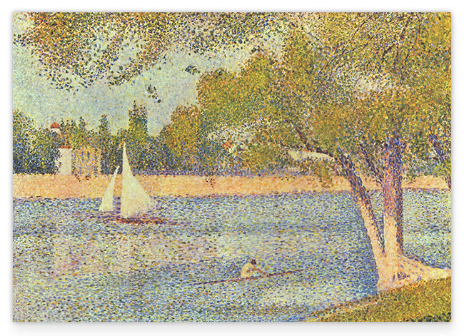 Georges Seurat - Die Seine an der Grand Jatte, Frühling Hover Image