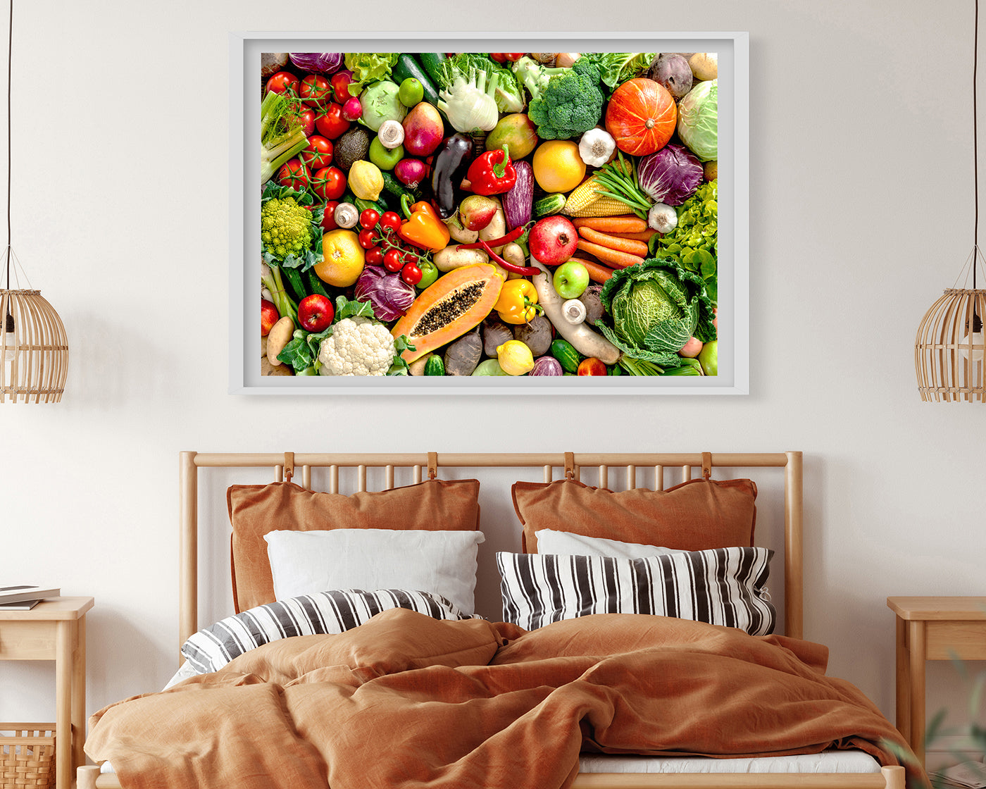 Buntes Obst und Gemüse