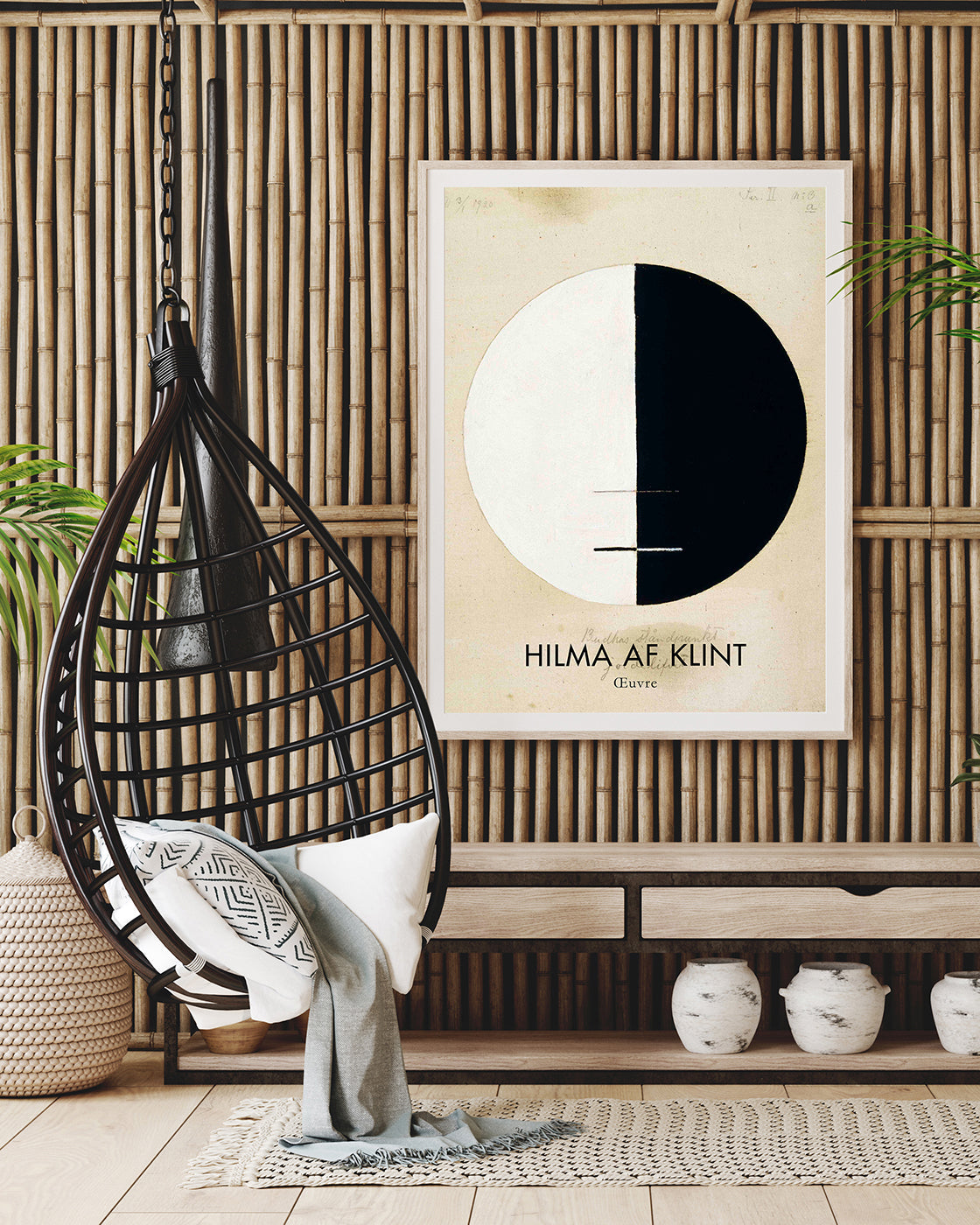 Hilma af Klint - Museum-Poster Buddha's Standpunkt im irdischen Leben, Nr. 3a