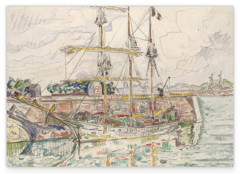 Paul Signac - Docks in Saint Malo