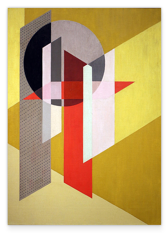 László Moholy Nagy - Abstrakte bunte Formen Hover Image