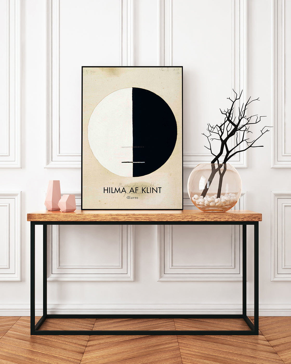 Hilma af Klint - Museum-Poster Buddha's Standpunkt im irdischen Leben, Nr. 3a