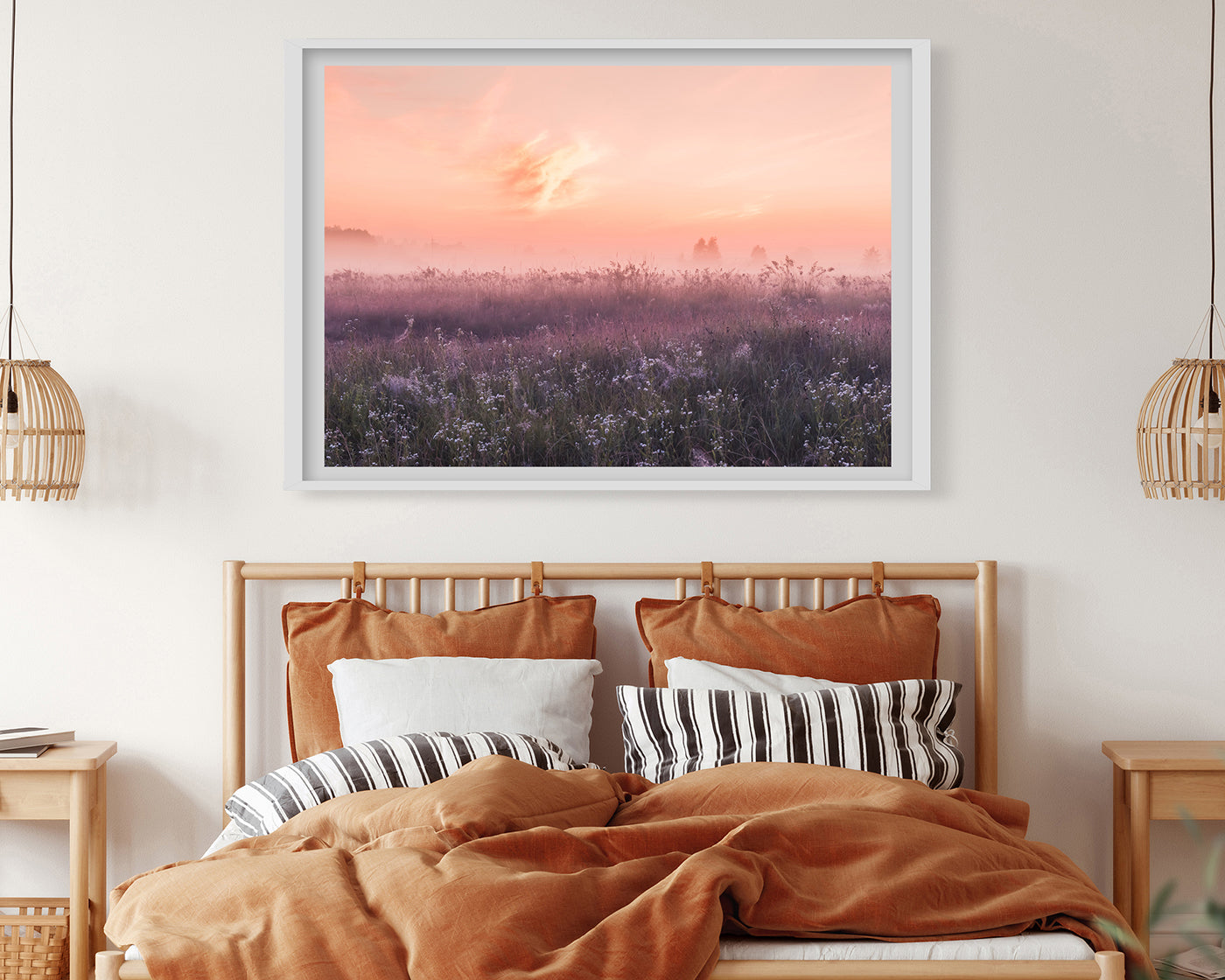 Romantische Blumenwiese