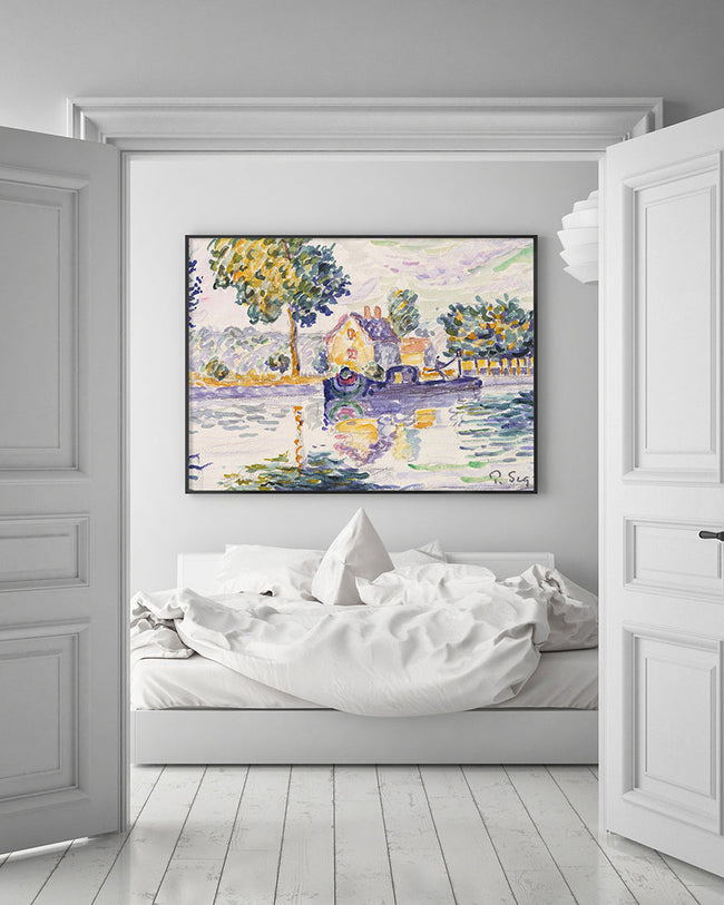 Paul Signac - Blick auf die Seine, Samois Main Image