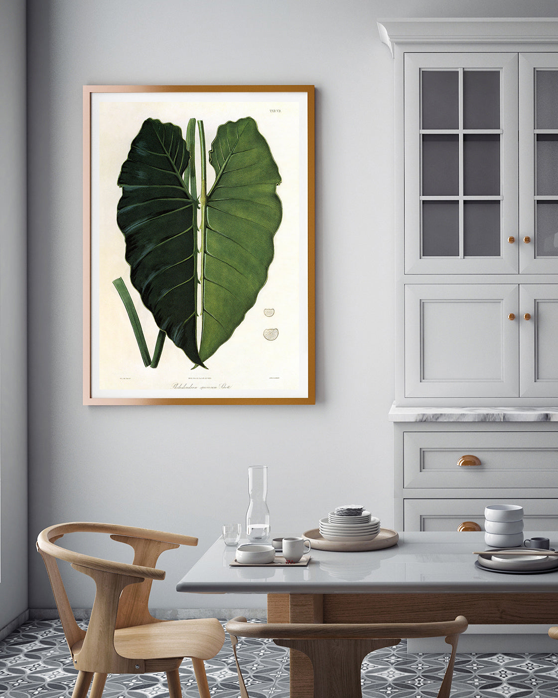 Blatt einer Tropenpflanze