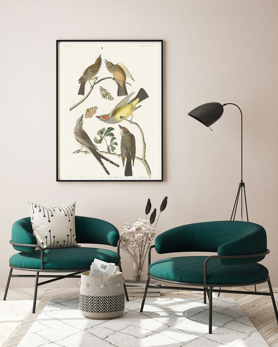 John James Audubon - Vögel auf Nahrungssuche