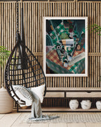 Juan Gris - Stillleben mit karierter Tischdecke