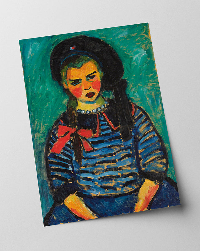 Alexej von Jawlensky - Mädchen mit roter Schleife Main Image