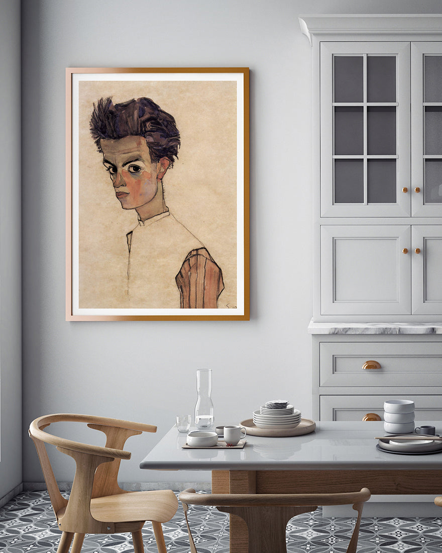 Egon Schiele - Selbstportrait