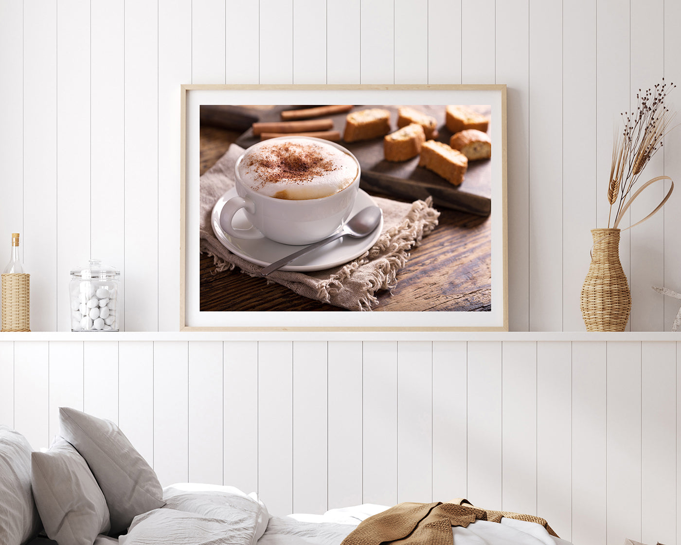 Cappuccino mit Gebäck