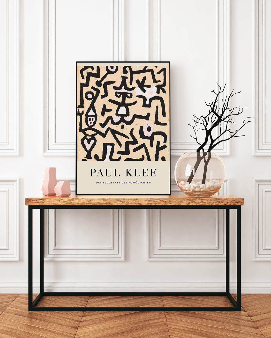 Paul Klee - Museum-Poster Das Flugblatt des Komödianten