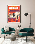 Pierre Fix-Masseau - Art Deco Werbeplakat - Grand Prix Monaco