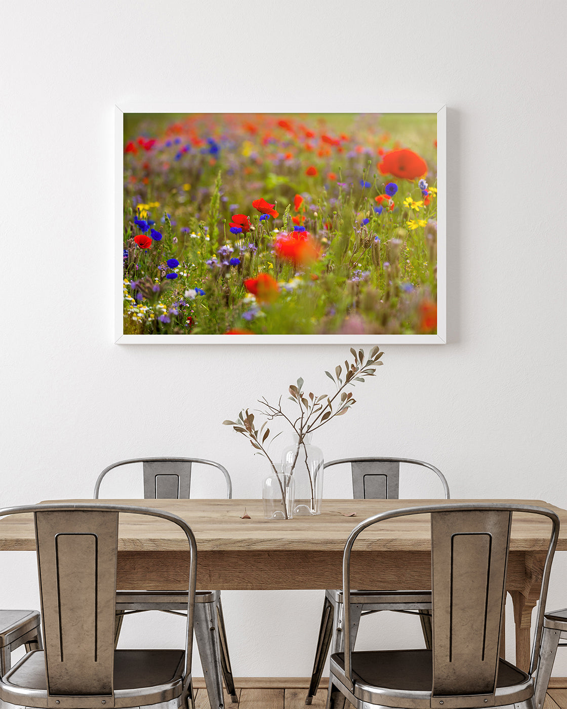 Blumenwiese im Sommer