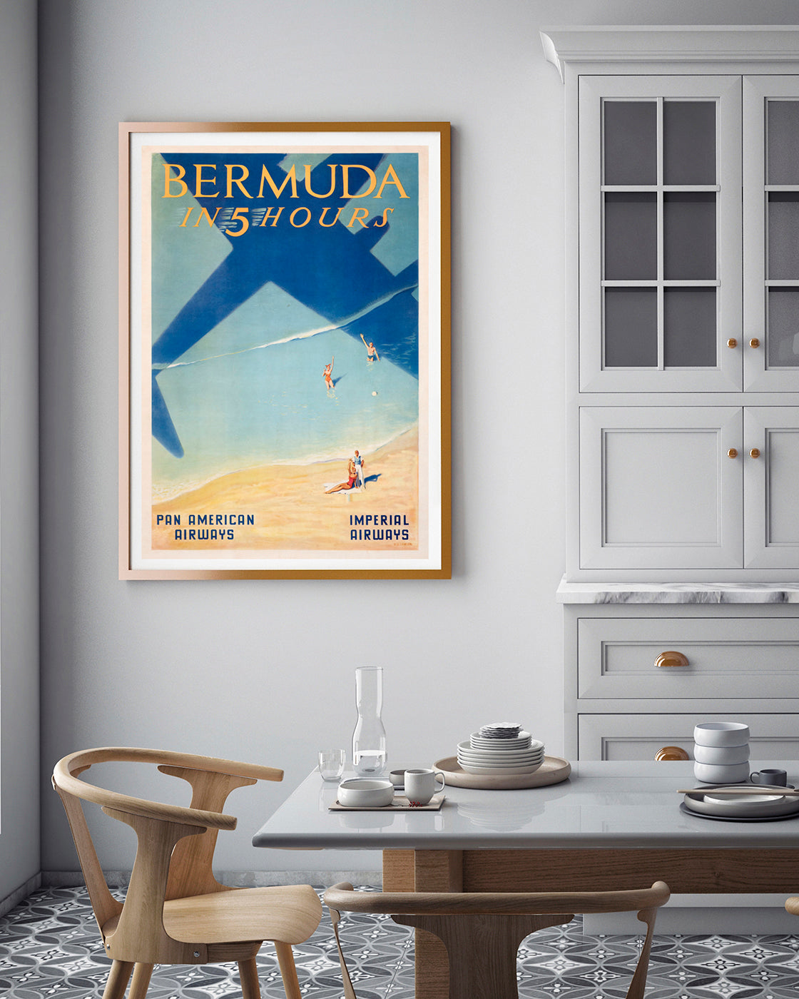 Pierre Fix-Masseau - Art Deco Werbeplakat - Bermuda