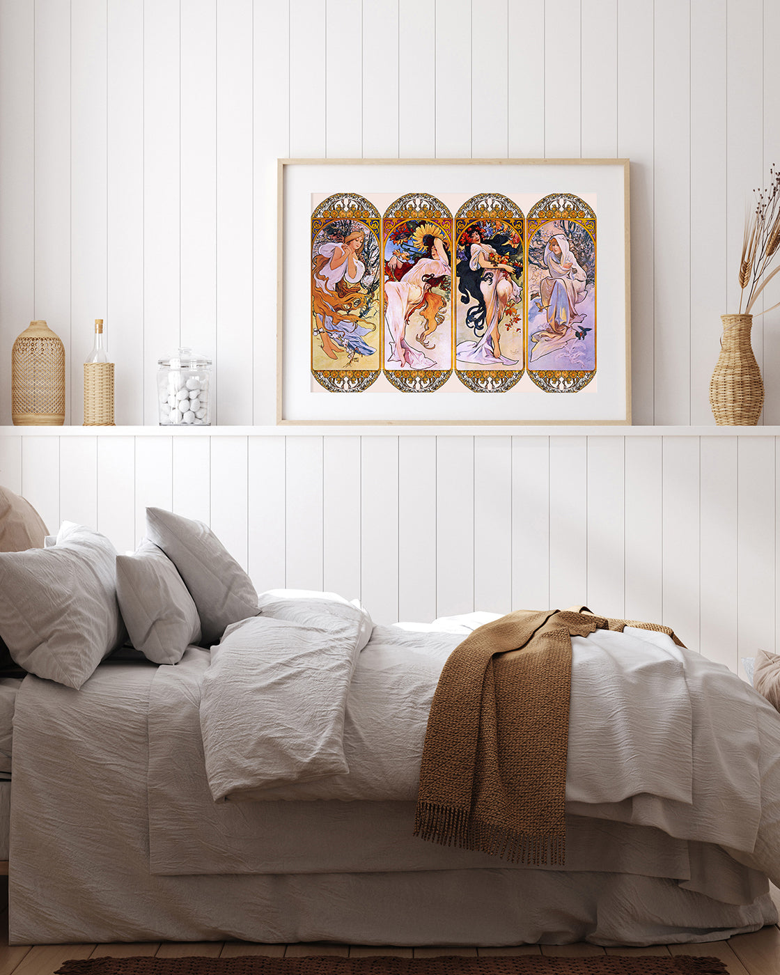 Alfons Mucha - Vier Jahreszeiten