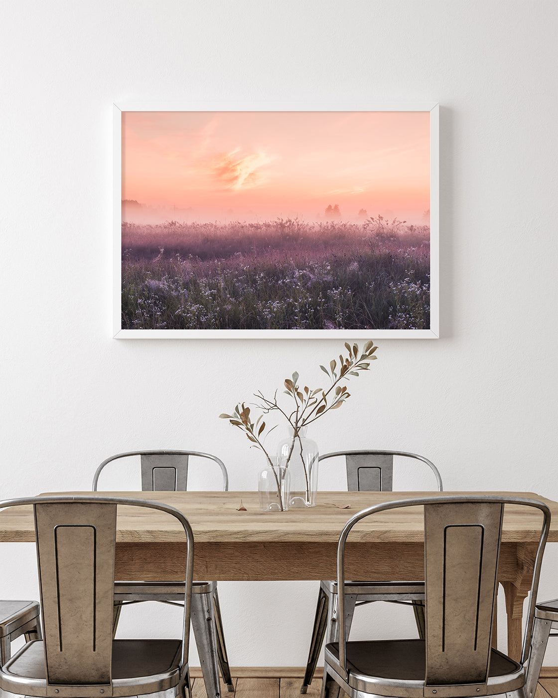 Romantische Blumenwiese