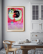 Wassily Kandinsky - Zwischen Zweien (1934)