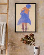 Egon Schiele - Museum-Poster II Stehendes Mädchen, Rückansicht