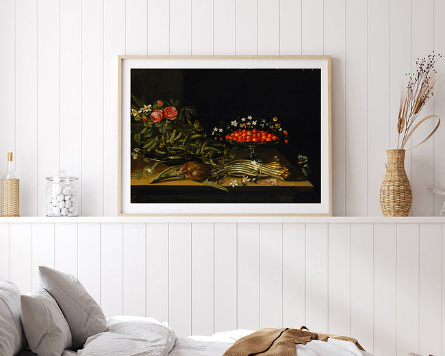 Französischer Maler - Stillleben mit Erdbeeren Main Image