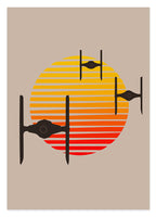Star Wars Illustration - Sunset