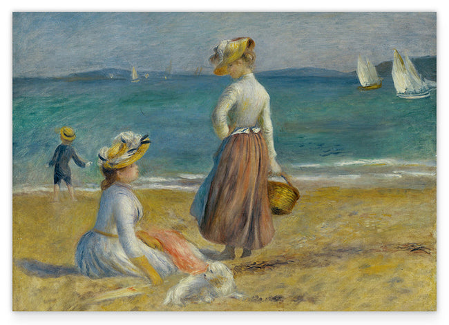 Auguste Renoir - Menschen am Strand Hover Image