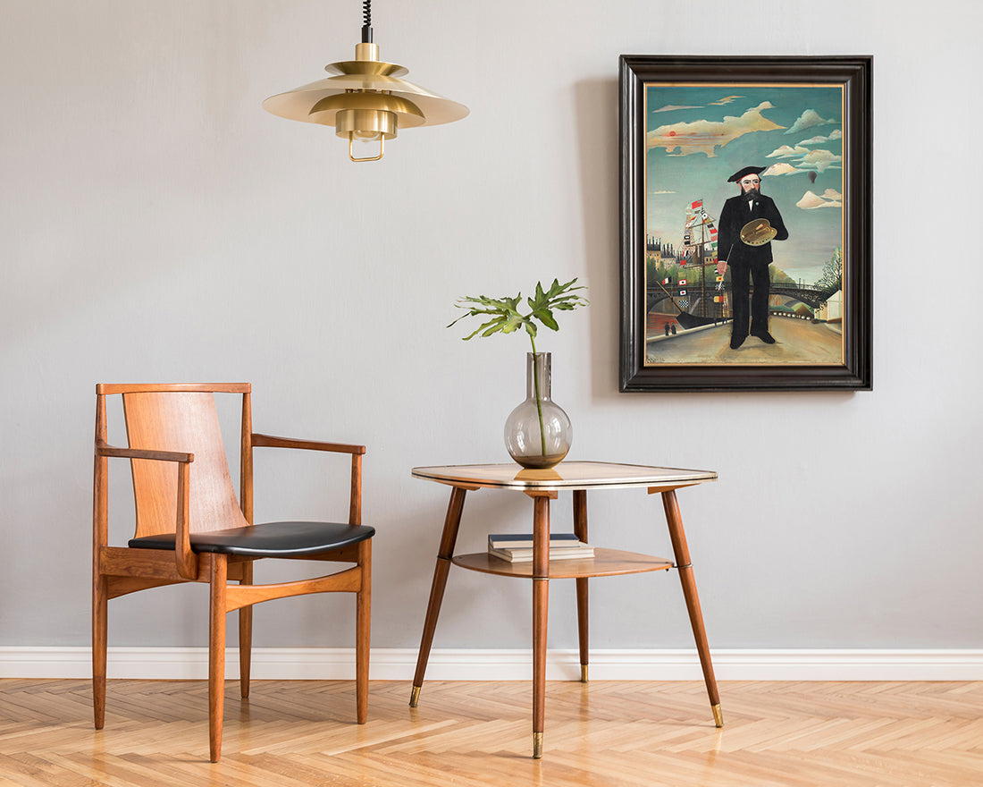 Henri Rousseau - Selbstbildnis mit Palette