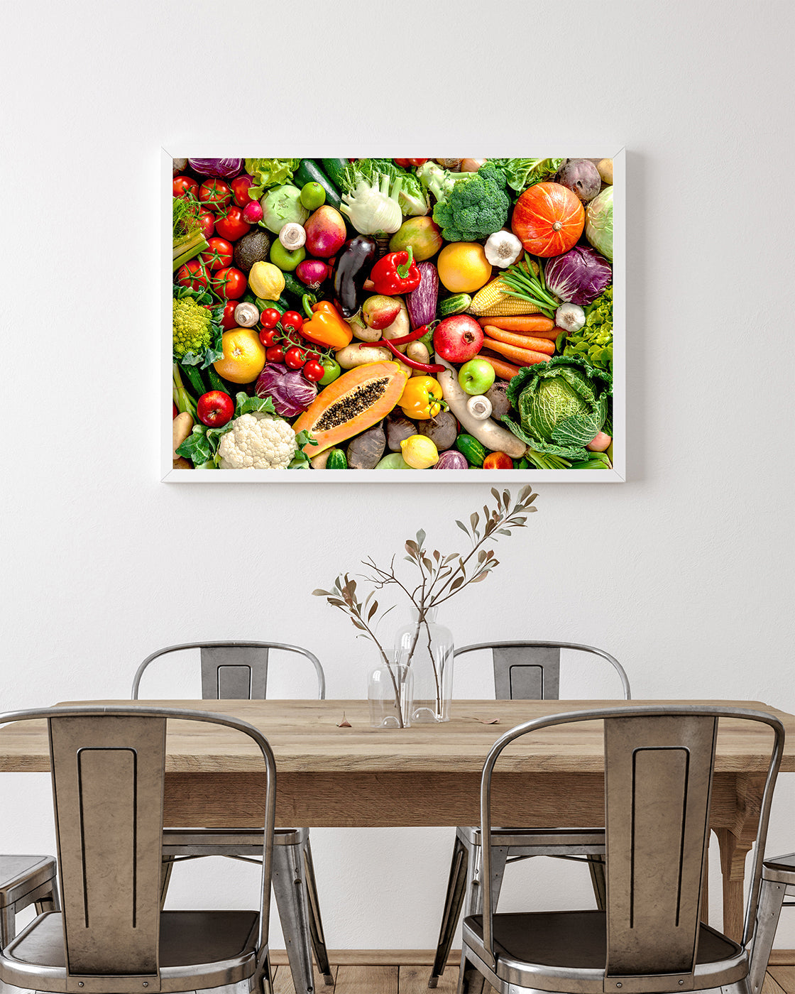 Buntes Obst und Gemüse