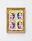 Banksy - Museum-Poster 4 x Kate Moss im Pop-Art Stil von Marilyn Monroe