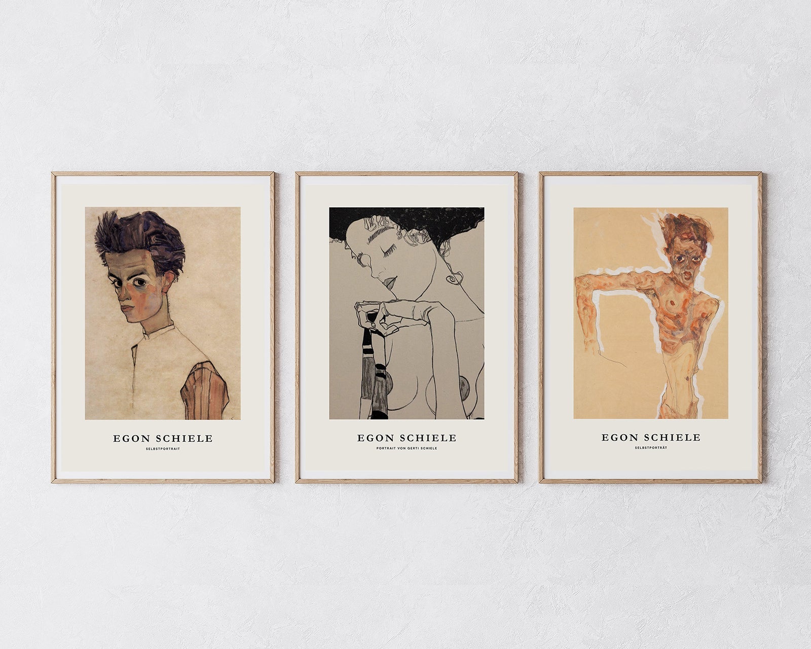 Set aus 3 Postern: "Menschen I"