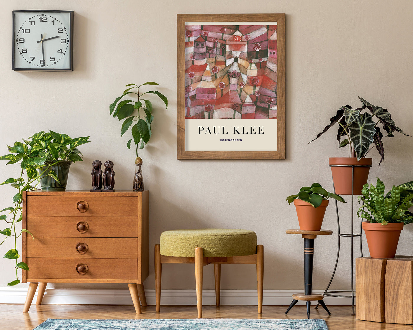 Paul Klee - Museum-Poster Rosengarten