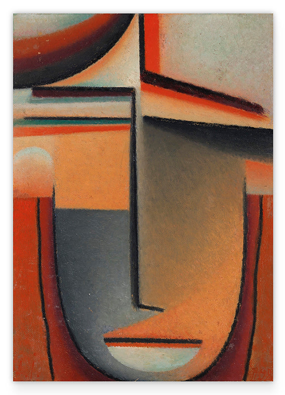 Alexej von Jawlensky - Abstrakter Kopf: Tragik Hover Image
