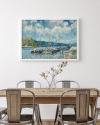 Alfred Sisley - Die Seine bei Bougival