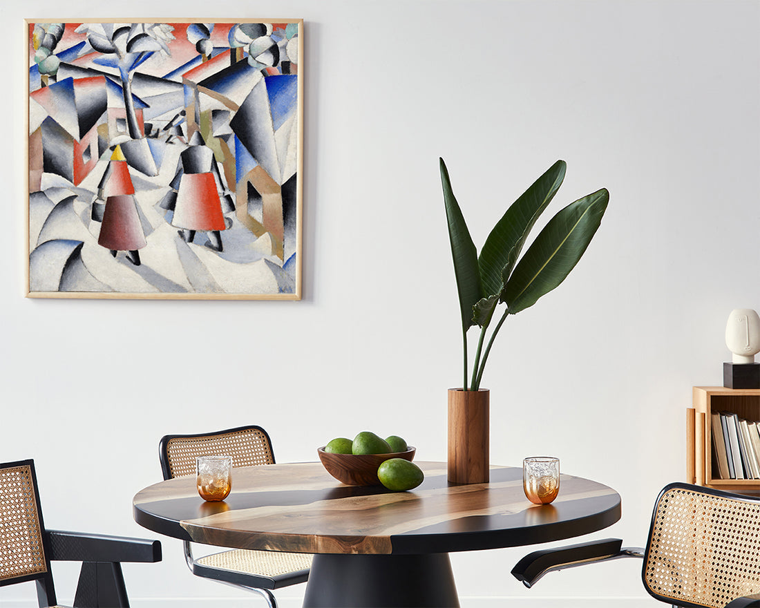 Kazimir Malevich - Morgen im Dorf nach Schneesturm