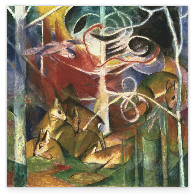 Franz Marc - Rehe im Wald I (1913) Hover Image
