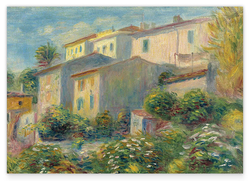 Pierre Auguste Renoir - Blick auf die Post in Cagnes