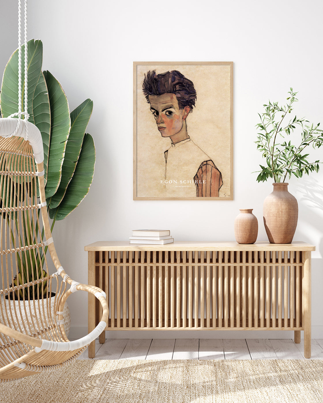 Egon Schiele - Museum-Poster II Selbstportait