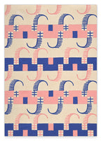 Paul Poiret zugeschrieben - Stoffdesign mit Streifen