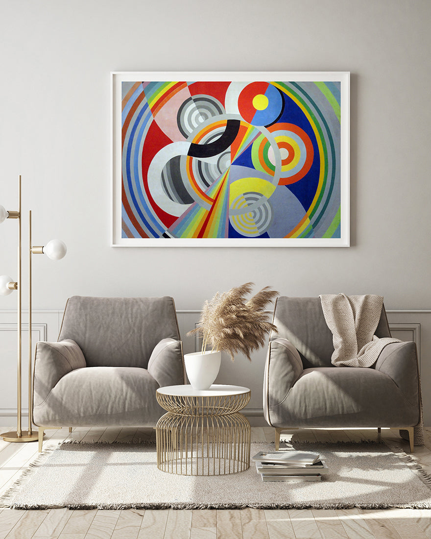 Robert Delaunay - Rhytmus Nr. 1, Dekoration für das Salon des Tuileries