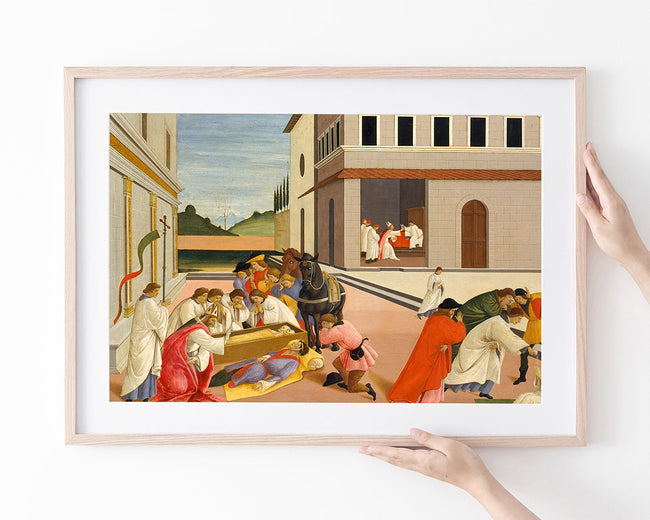 Botticelli - Drei Wunder des Heiligen Zenobius Main Image
