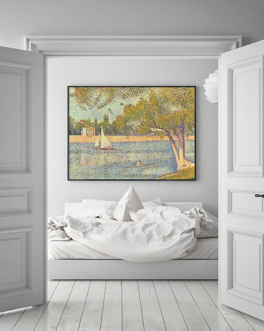 Georges Seurat - Die Seine an der Grand Jatte, Frühling