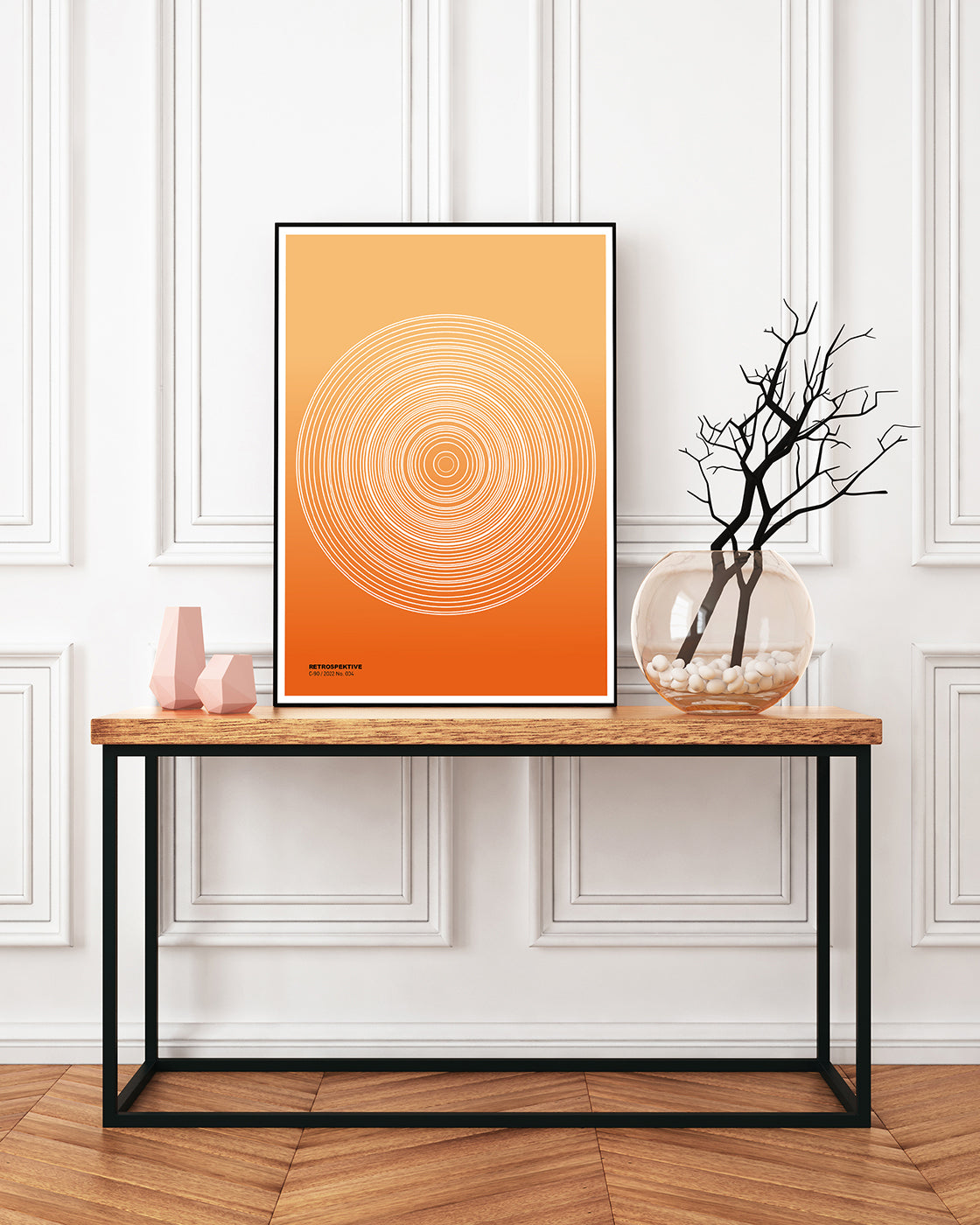 Retrospektive - No. 004 - Kreise in Weiß