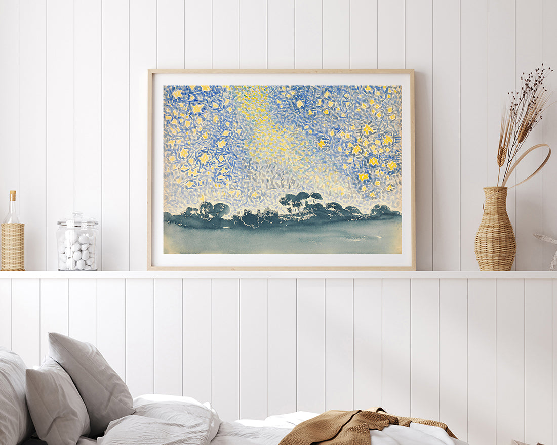 Henri-Edmond-Kreuz - Landschaft mit Sternen