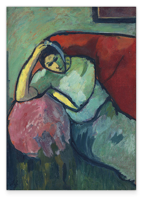 Alexej von Jawlensky - Sitzende Frau