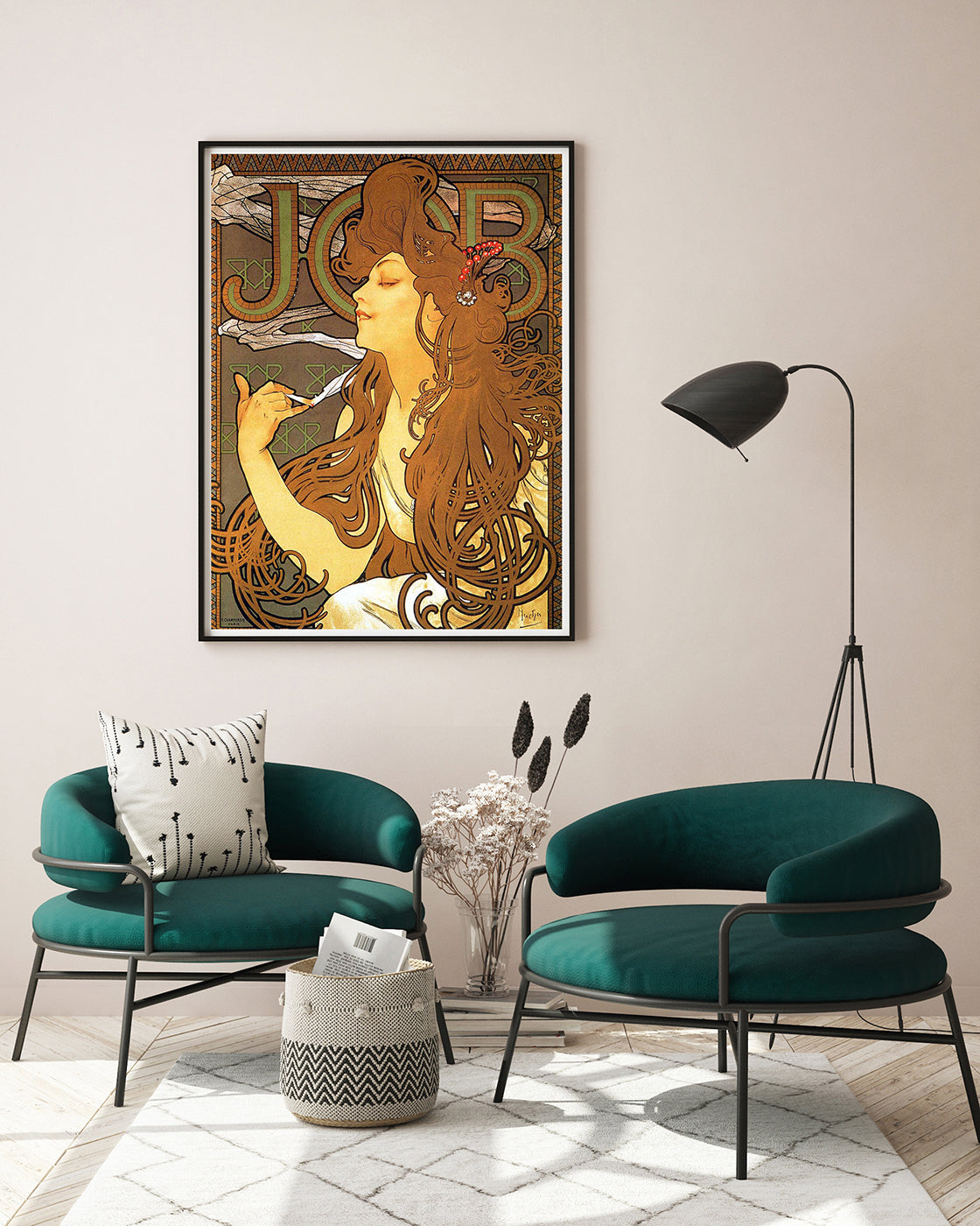 Alfons Mucha - Job Cigarettes