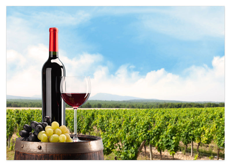 Wein im Weinbaugebiet