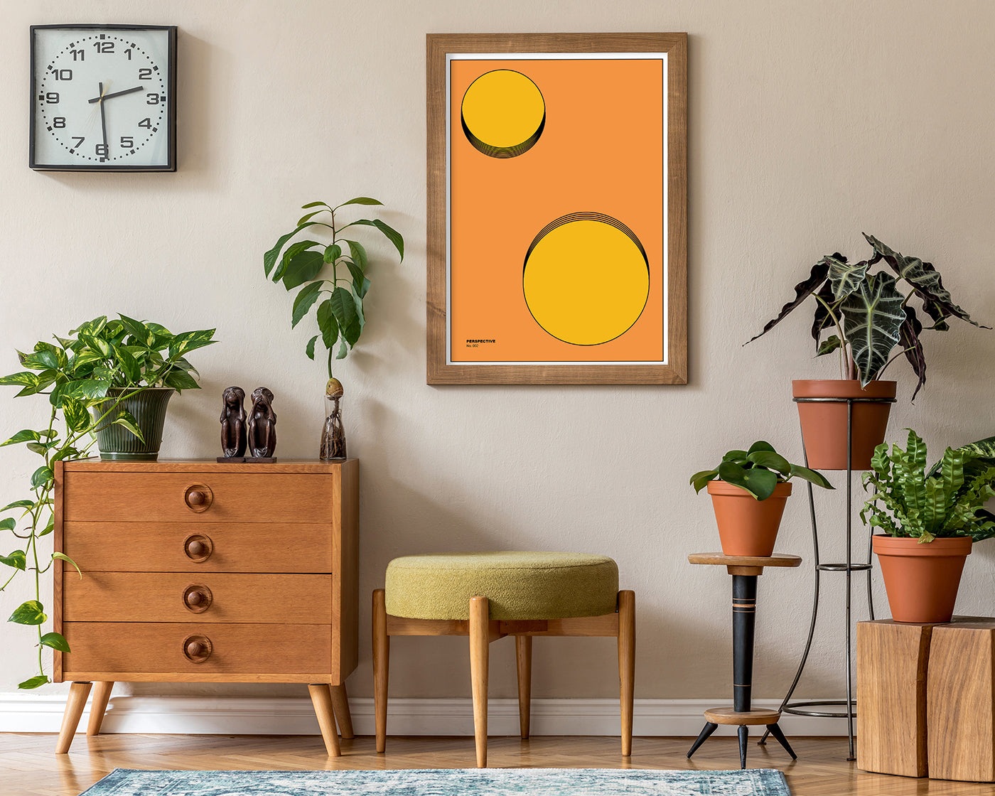 Perspective - No. 002 - Kreise in Orange